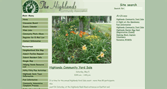 Desktop Screenshot of highlandsca.com