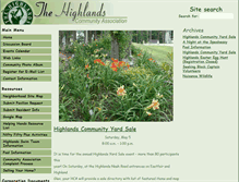 Tablet Screenshot of highlandsca.com
